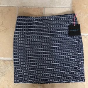 NWT Cynthia Rowley blue and white skirt